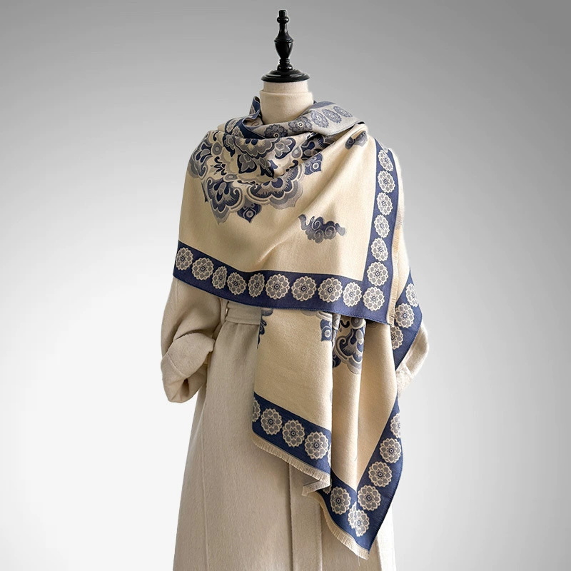 Cashmere Pashmina Wrap - Women's Winter Luxury Thick Warm Pashmina