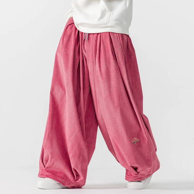 Corduroy Pant Warm - Men Corduroy Wide Leg Pants Men