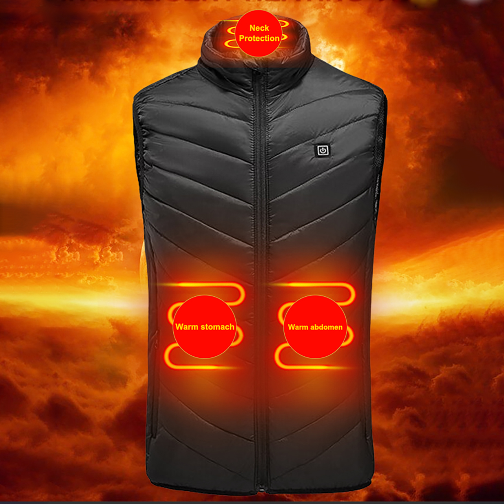 Heated Vest Battery - Electric Heated Hunting Vest Winter 9