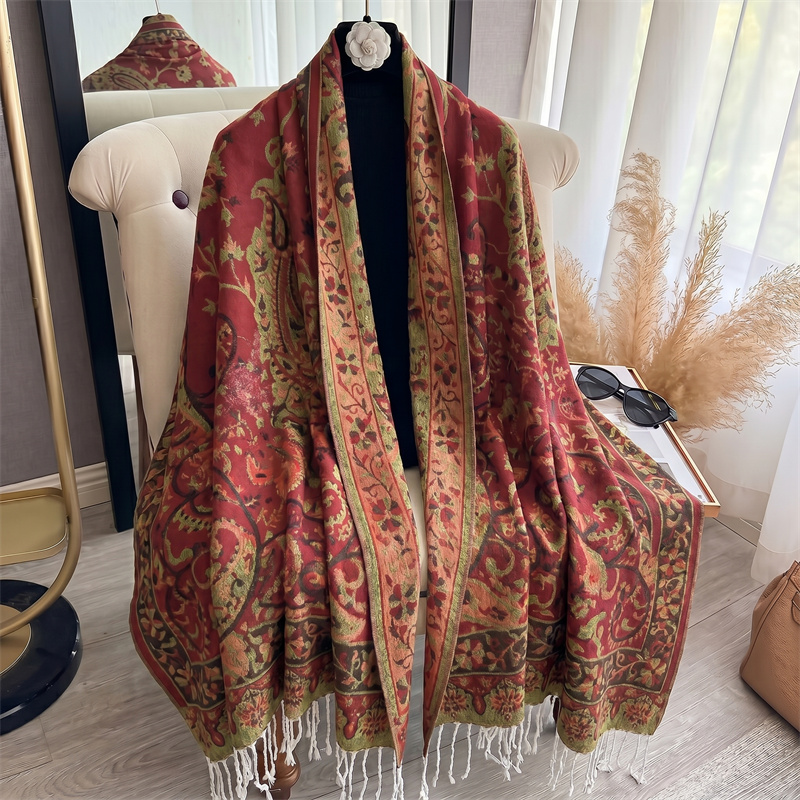 Cashmere Pashmina Wrap - 2026 Luxury Brand Cashmere Women Scarf