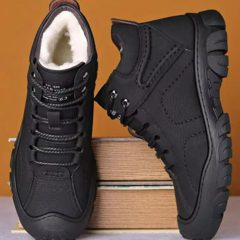 Waterproof Winter Boot - Men's Boots Lace Up Ankle Boots