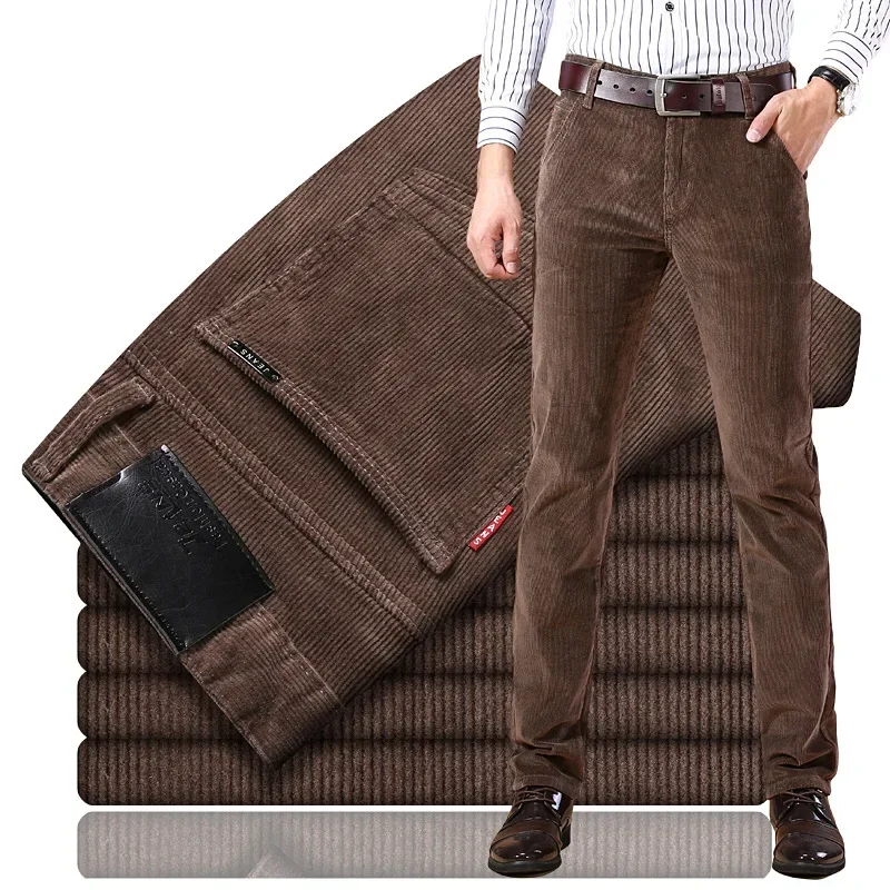 Corduroy Pant Warm - 2025 Spring Autumn Men's Corduroy Casual
