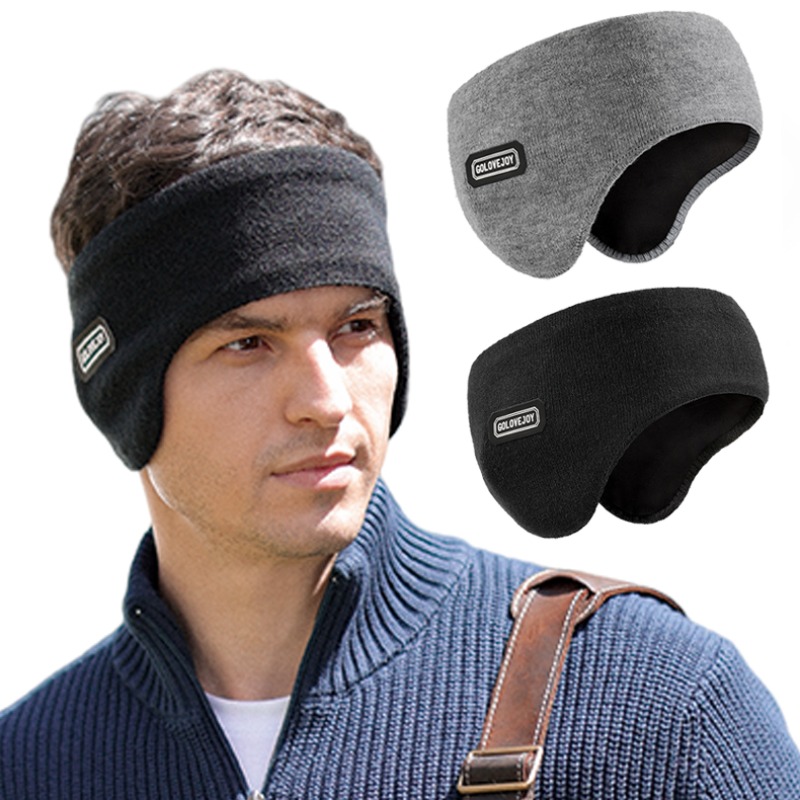 Fleece Ear Warmer Band - Winter Warm Earmuffs for Women Men