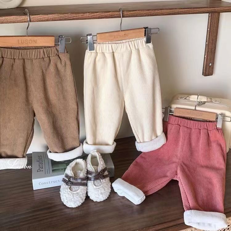 Autumn Winter Children Clothes - Corduroy Pant Warm ulasan dan harga