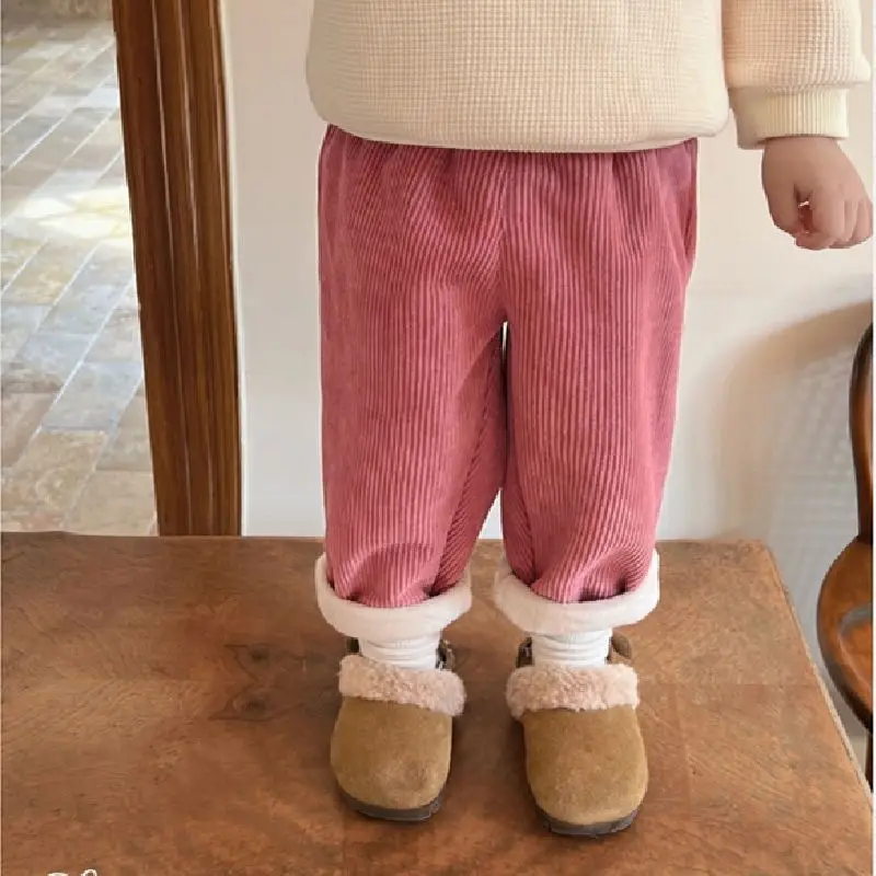 Autumn Winter Children Clothes - Corduroy Pant Warm ulasan dan harga