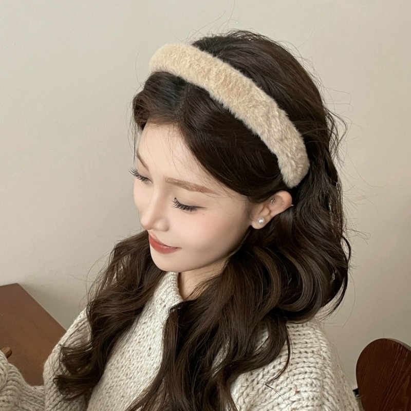 Korean Soft Headband Women Gir - Winter Headband Fleece ulasan dan harga