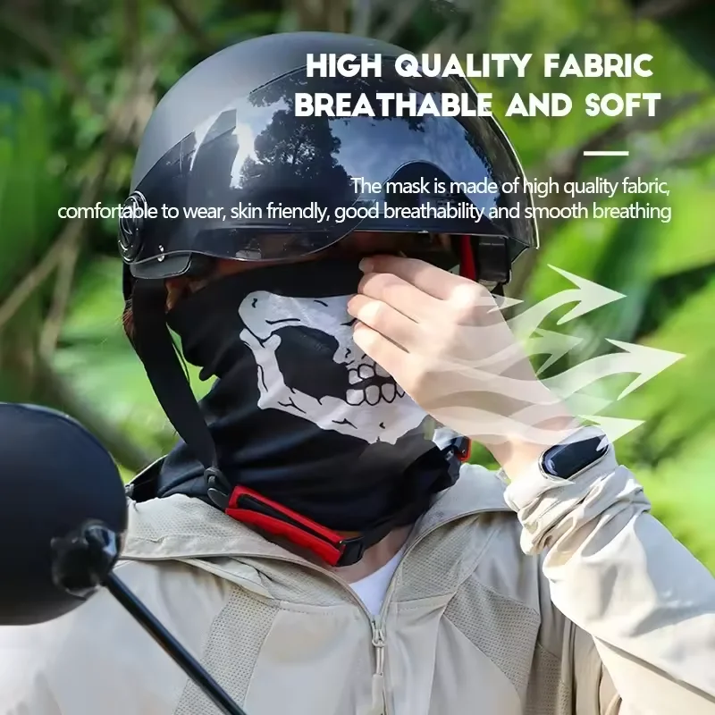 Skull Men Balaclava Ski Mask C - Balaclava Ski Mask ulasan dan harga