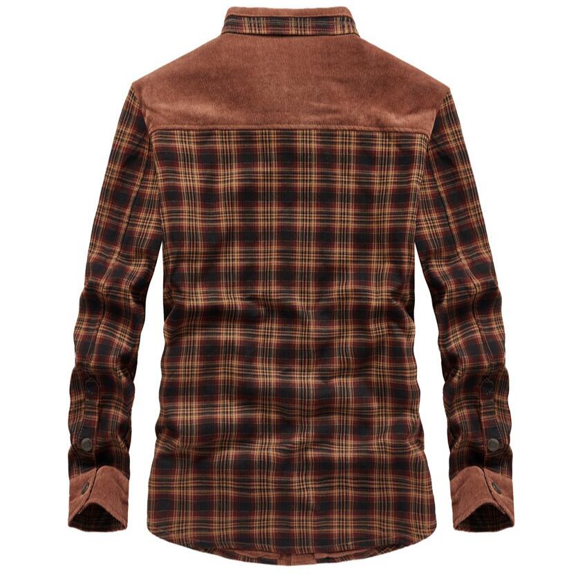 Men's Jackets Winter Windproof - Flannel Shirt Lined ulasan dan harga