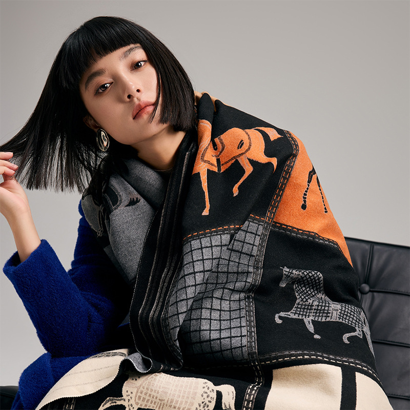 Luxury Scarf Women Winter Cash - Cashmere Pashmina Wrap ulasan dan harga