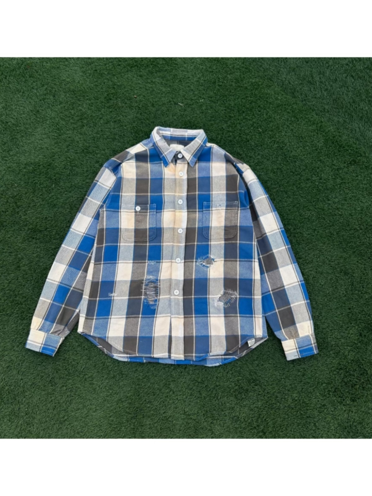Japanese line BOWWOW FLANNEL L - Flannel Shirt Lined ulasan dan harga