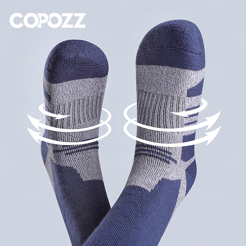 COPOZZ Winter Men Women Therma - Thermal Sock Wool ulasan dan harga