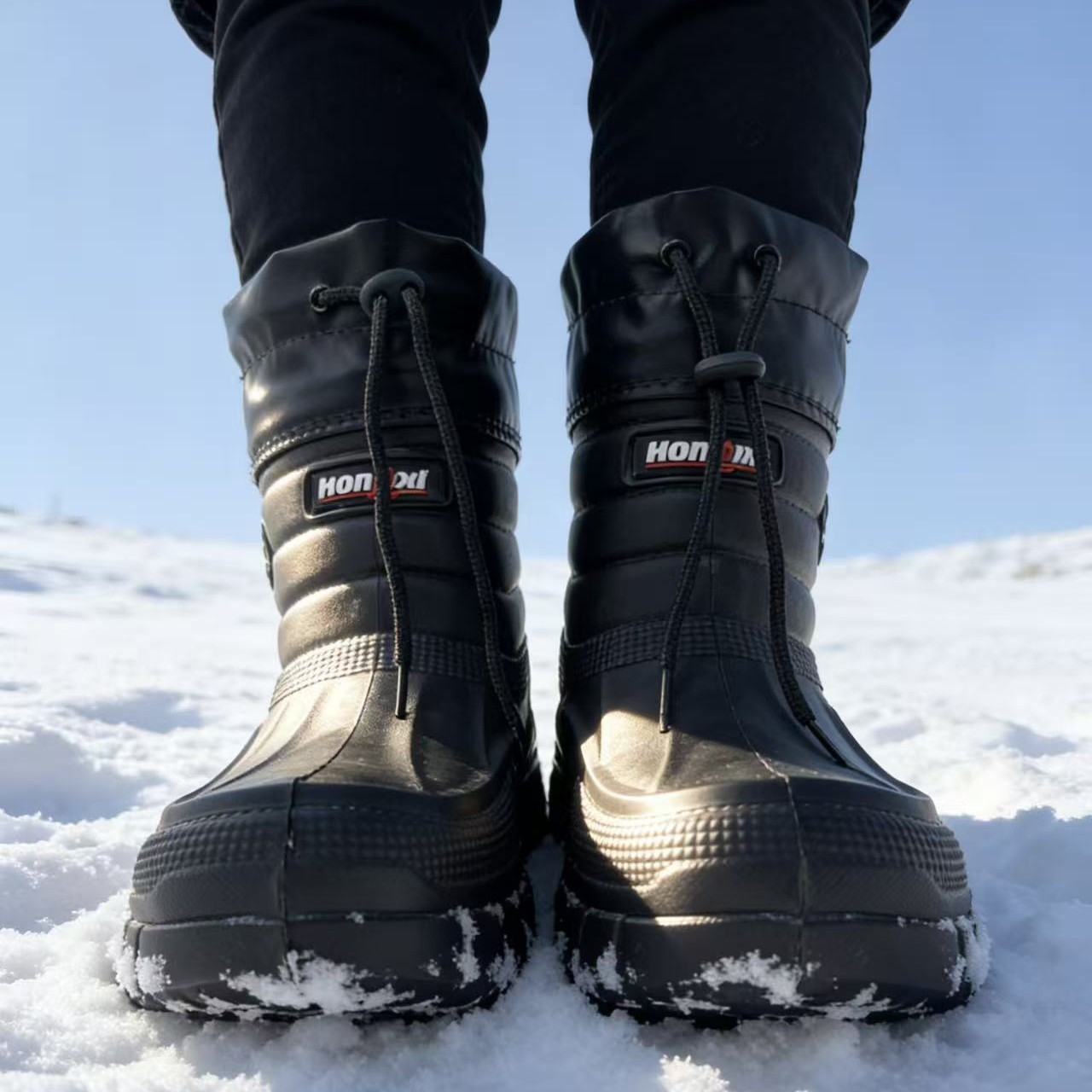 Snow boots men's new velvet wa - Waterproof Winter Boot ulasan dan harga