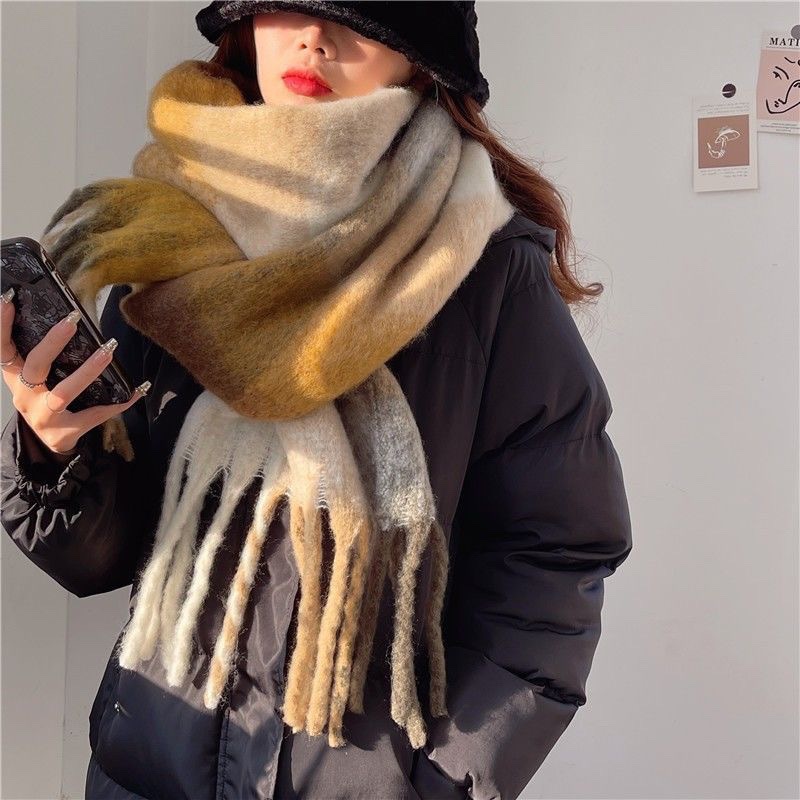 2025New Winter Thick Warm Scar - Cashmere Pashmina Wrap ulasan dan harga
