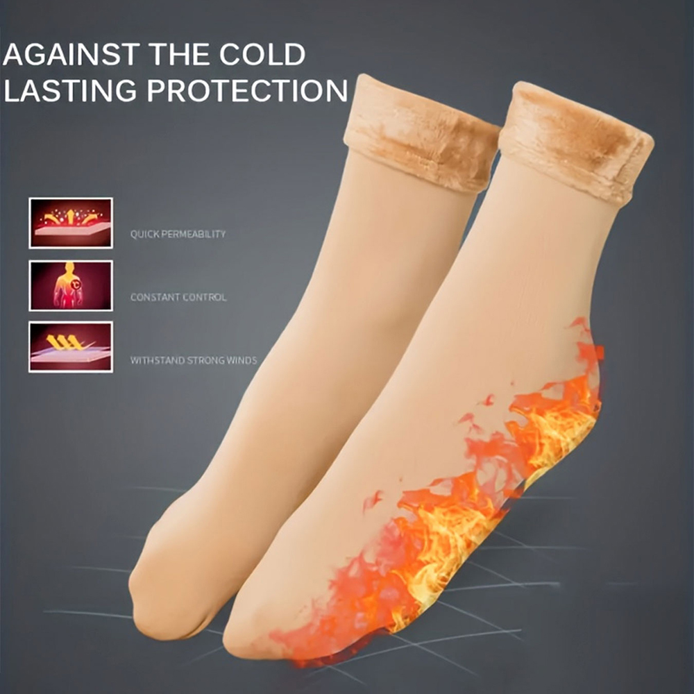 2/4 Pairs Winter Warm Thicken  - Thermal Sock Wool ulasan dan harga
