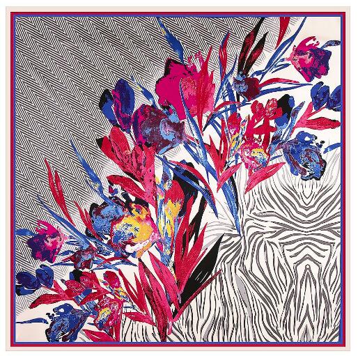 130x130cm Luxury Brand Square  - Shawl Wrap Winter ulasan dan harga