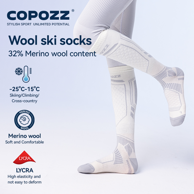 COPOZZ Merino Wool Winter Ski  - Thermal Sock Wool ulasan dan harga