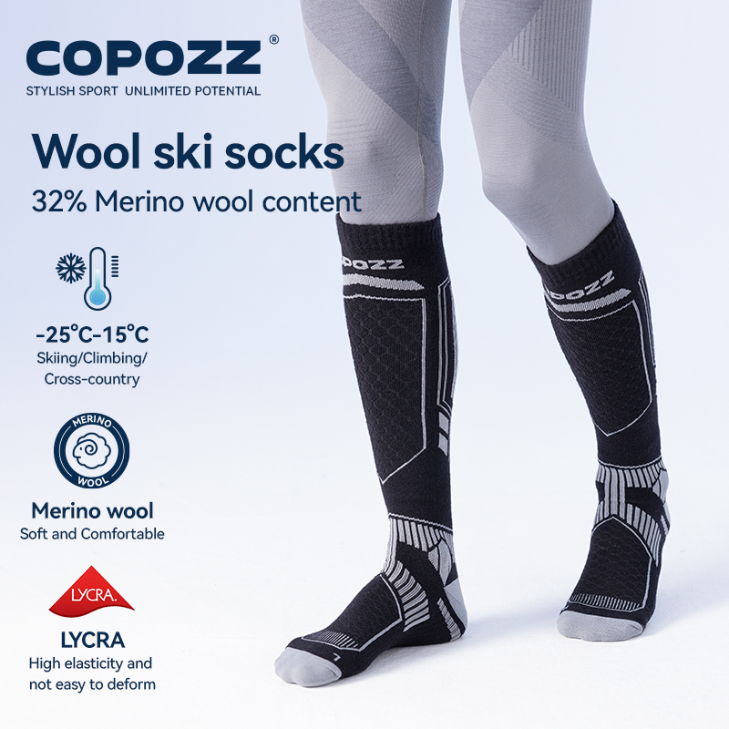 COPOZZ Merino Wool Winter Ski  - Thermal Sock Wool ulasan dan harga