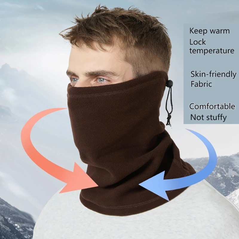 Winter Neck Warmer Gaiter Scar - Neck Gaiter Fleece ulasan dan harga