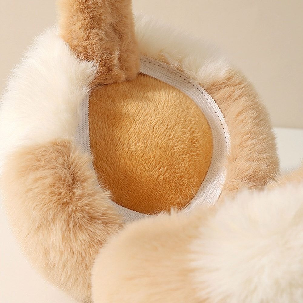 Fashion Faux Fur Ear Muffs Can - Earmuffs Foldable ulasan dan harga