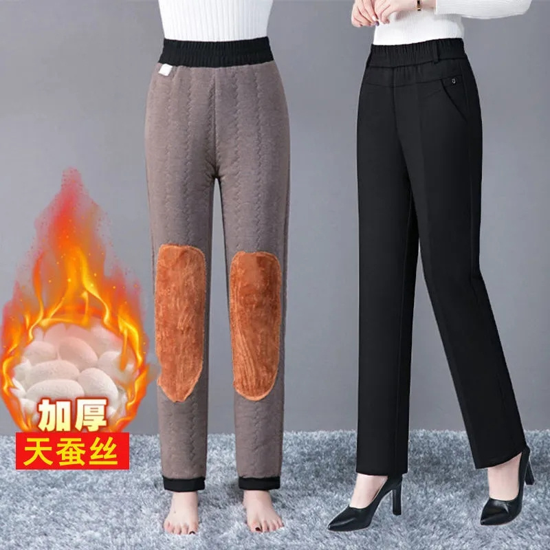 Straight-leg Pants Female Fall - Corduroy Pant Warm ulasan dan harga