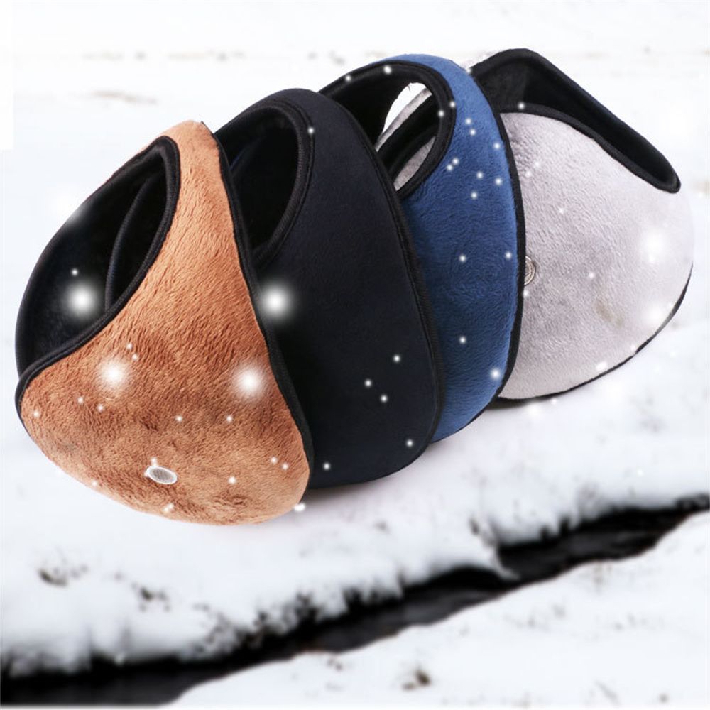 Mens Ear Muffs Winter Ear Warm - Fleece Ear Warmer Band ulasan dan harga