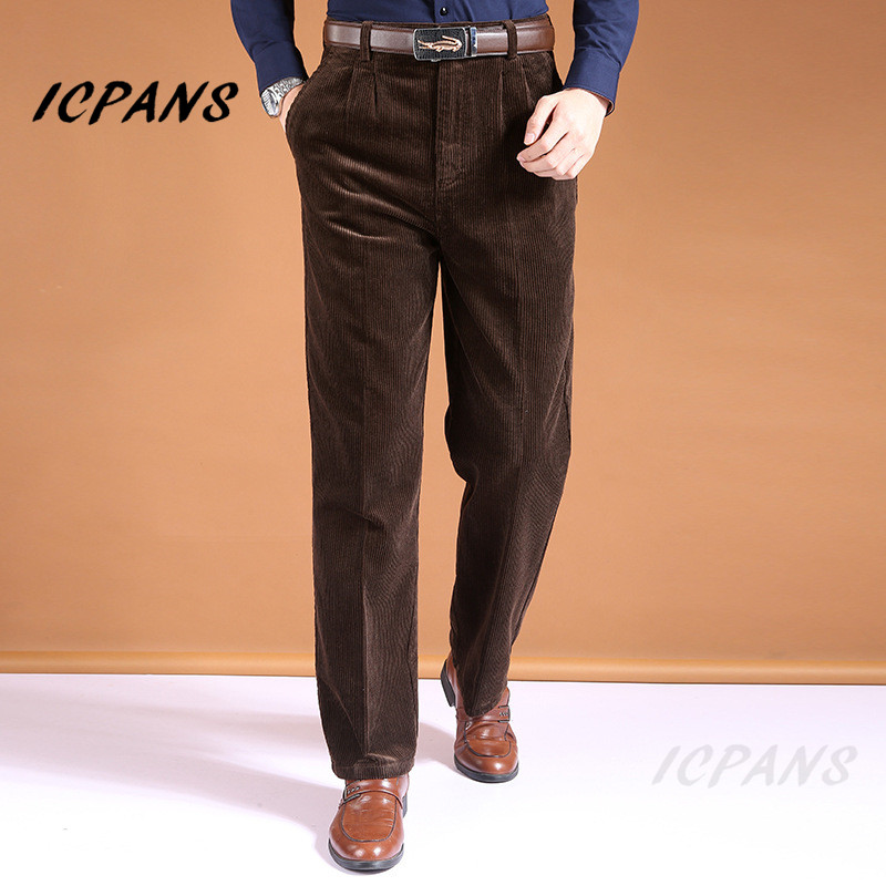 ICPANS Thick Warm Autumn Winte - Corduroy Pant Warm ulasan dan harga