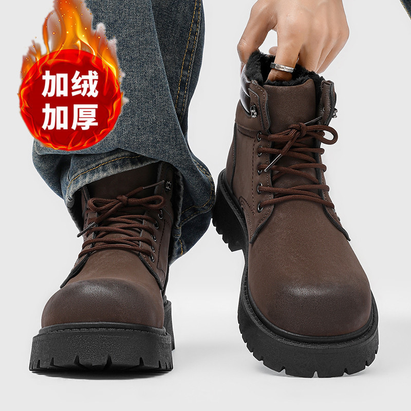 Men boots New Winter Slippers  - Waterproof Winter Boot ulasan dan harga