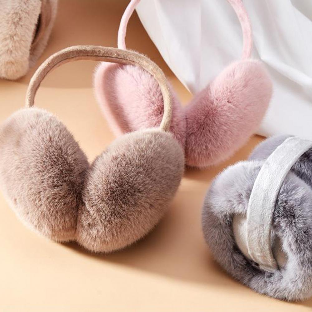 Women Winter Earmuffs Plush Ea - Earmuffs Foldable ulasan dan harga