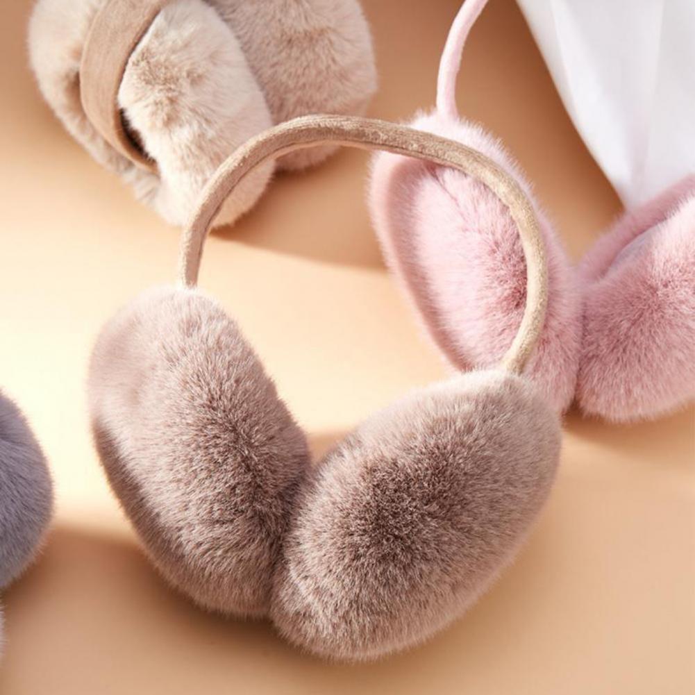 Women Winter Earmuffs Plush Ea - Earmuffs Foldable ulasan dan harga