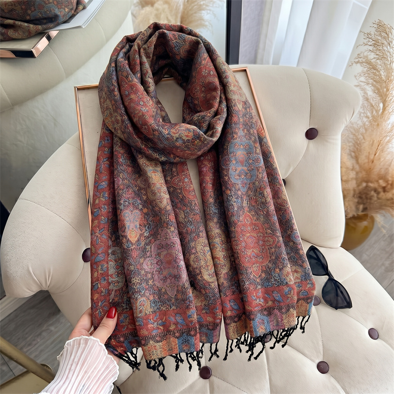 New Luxury Women Autumn and Wi - Cashmere Pashmina Wrap ulasan dan harga