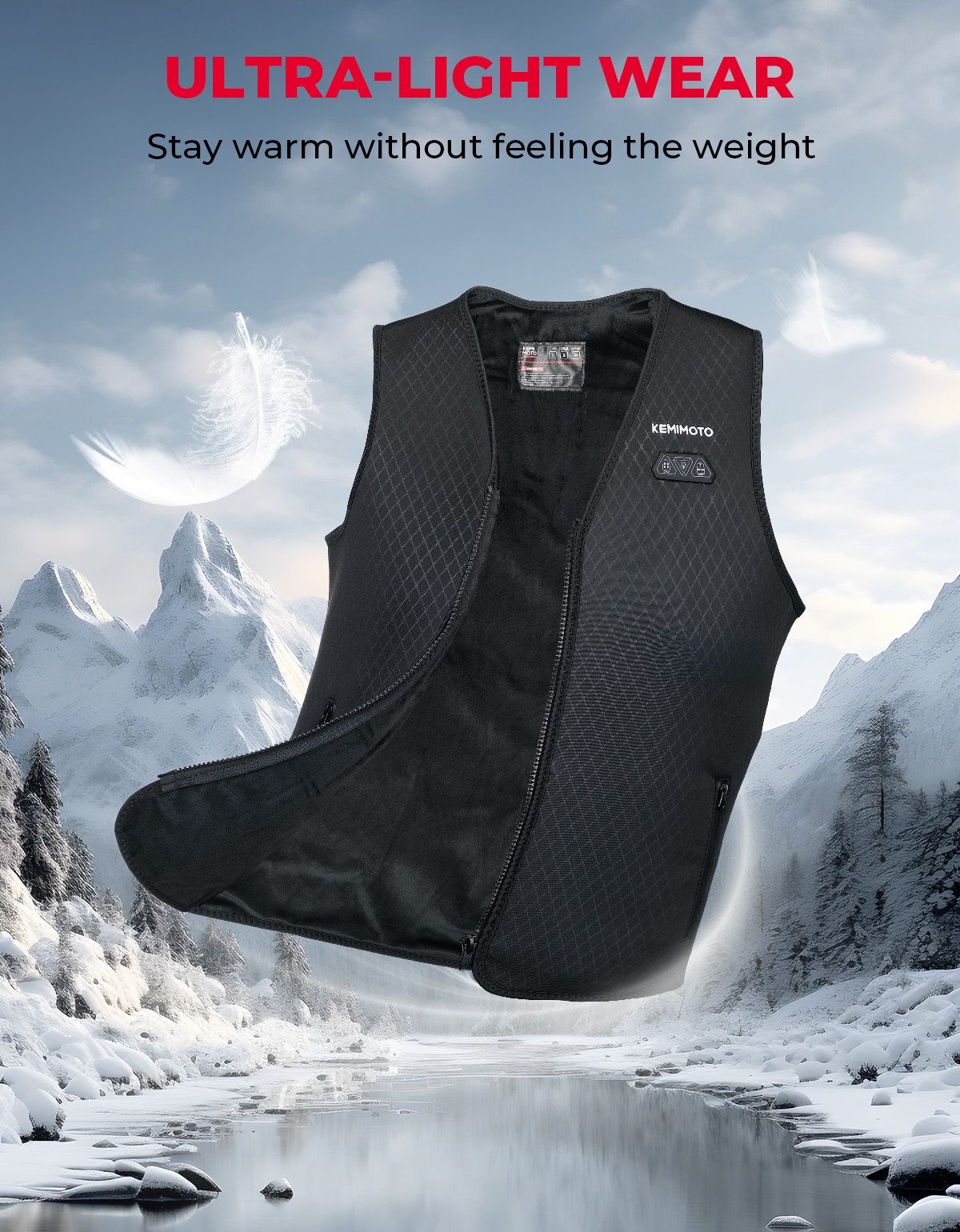 Lightweight Heated Vest USB Po - Heated Vest Battery ulasan dan harga