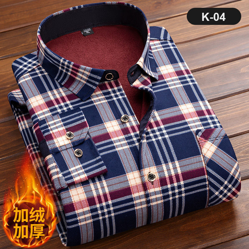 Men's Long Sleeve Plaid Shirt, - Flannel Shirt Lined ulasan dan harga