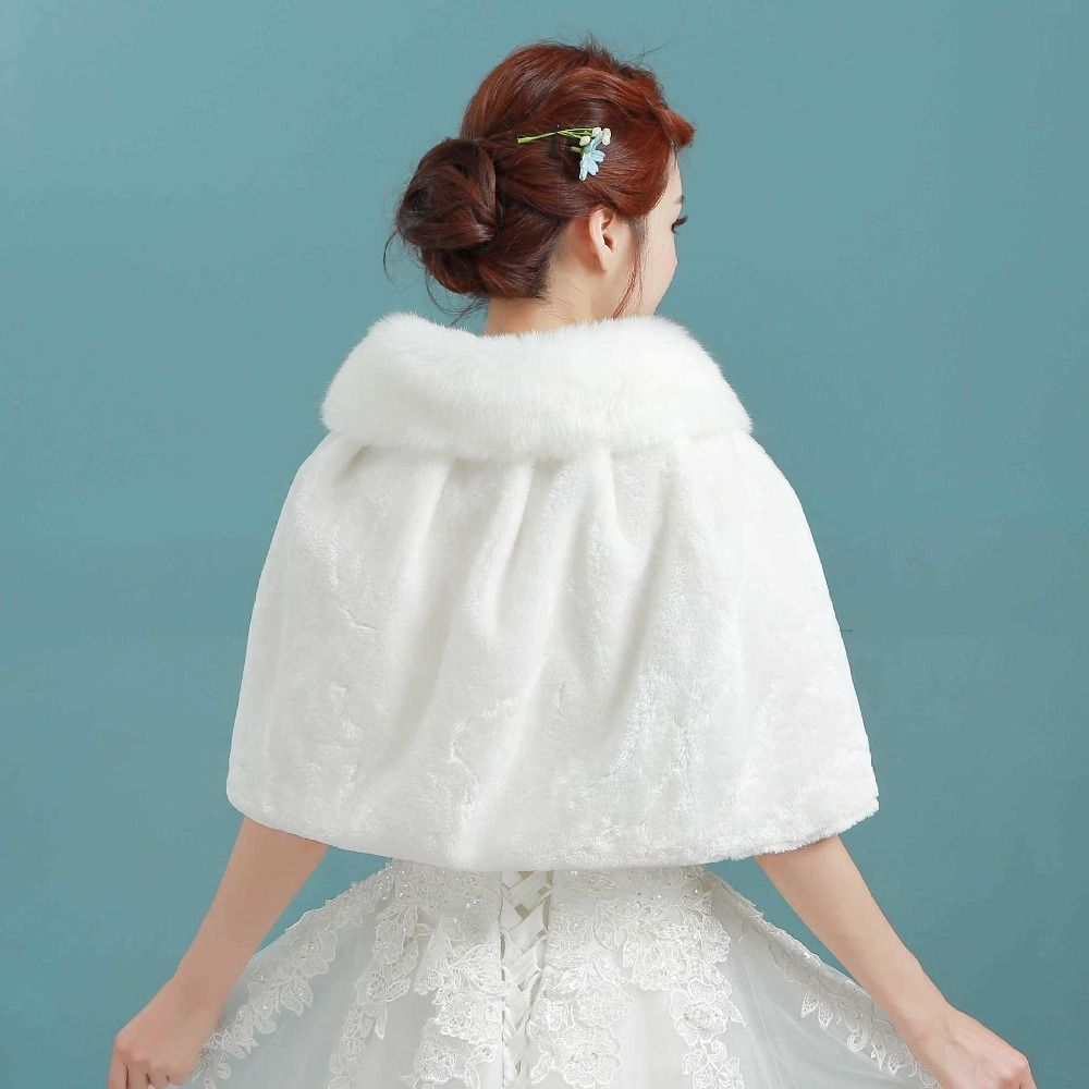 White Womens Winter Thicken Pl - Shawl Wrap Winter ulasan dan harga