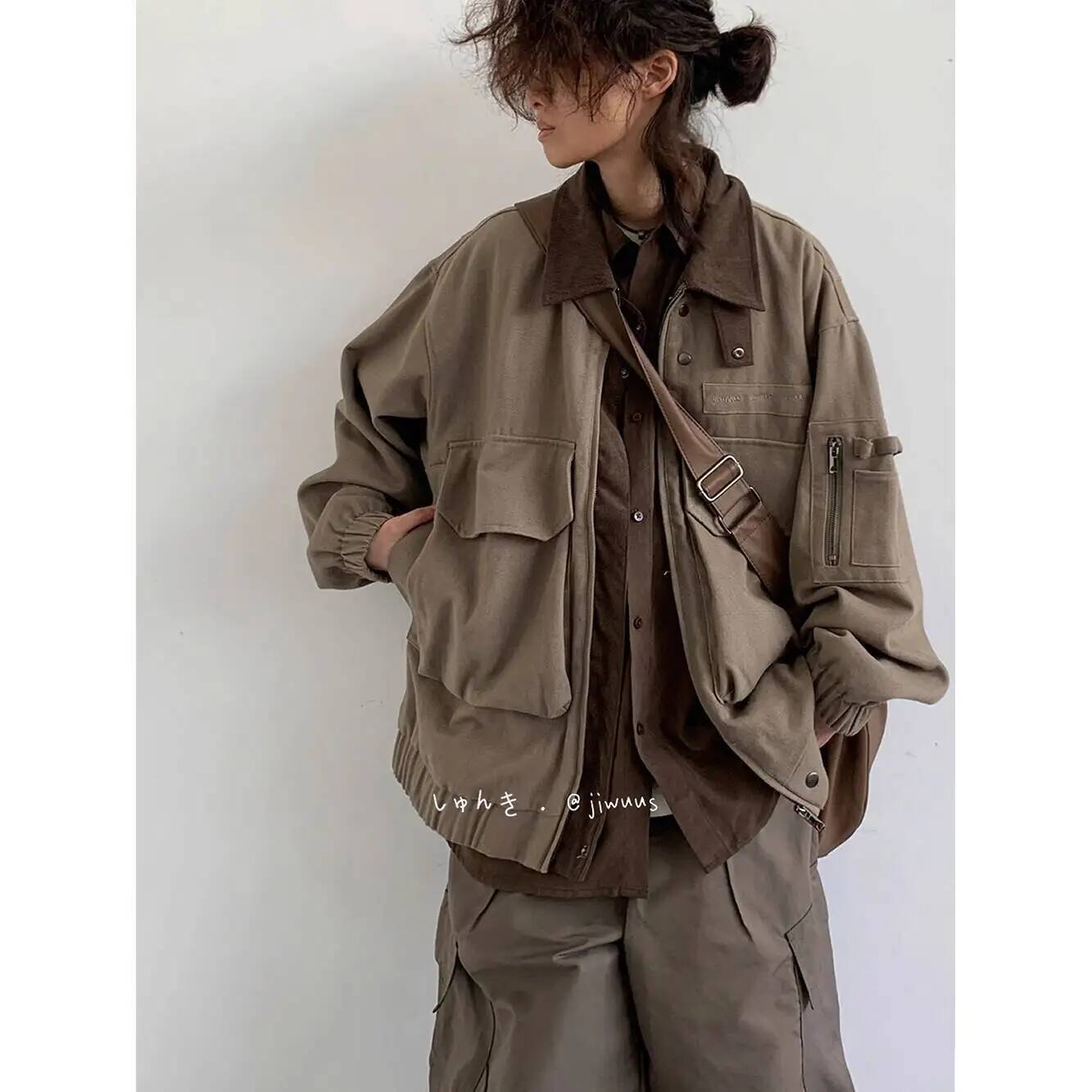 Man Jacket Spring Autumn Loose - Down Jacket Packable ulasan dan harga
