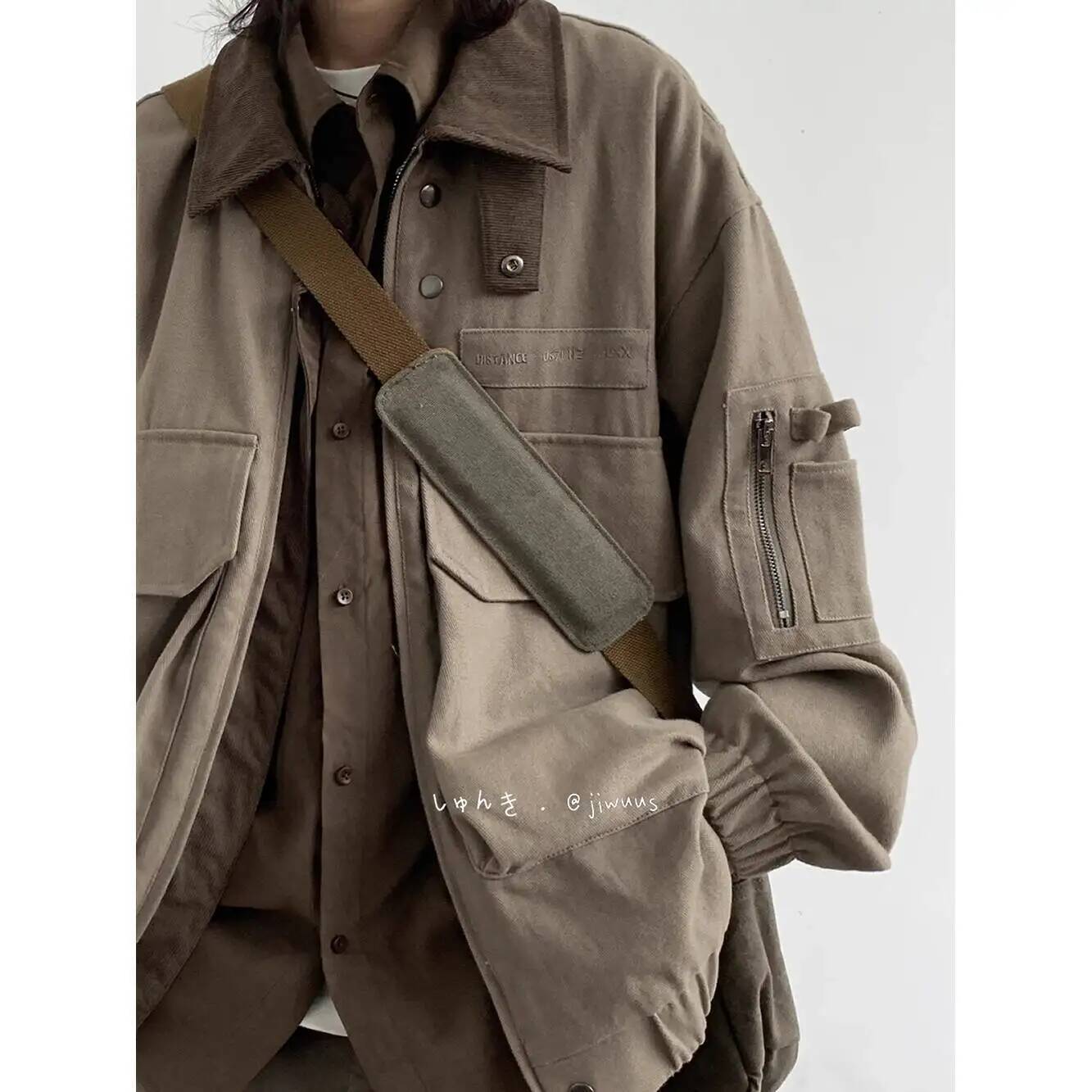 Man Jacket Spring Autumn Loose - Down Jacket Packable ulasan dan harga