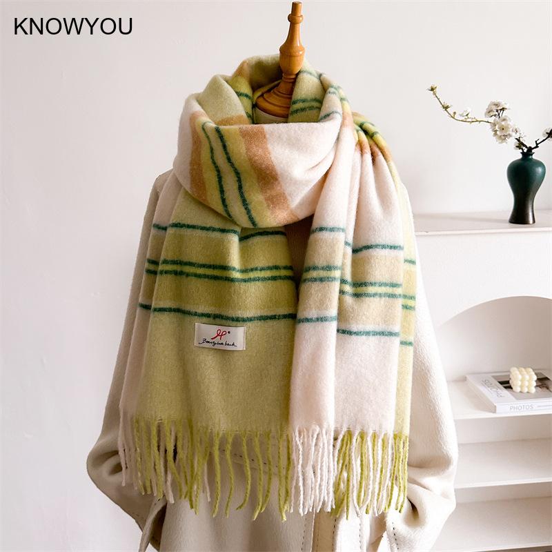 2026 Winter Thick Warm Scarf W - Cashmere Pashmina Wrap ulasan dan harga
