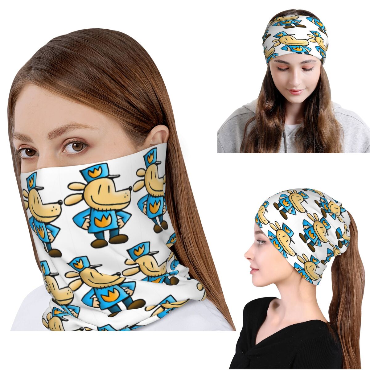 Dog Man Comedic Graphic Novel  - Knit Beanie Hat Warm ulasan dan harga