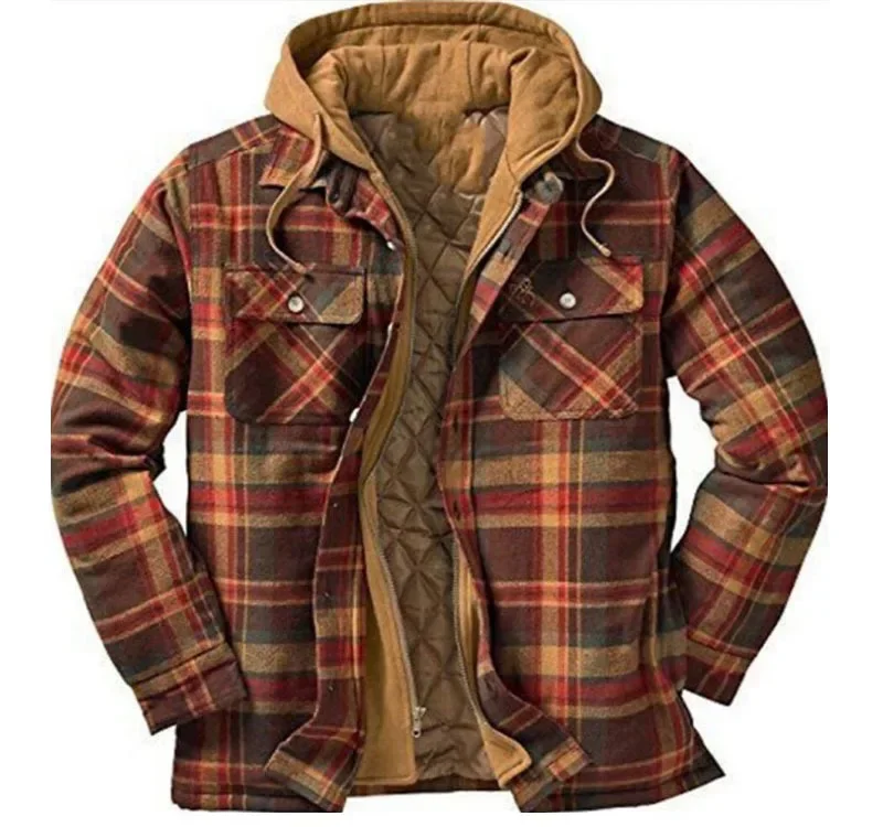Mens Fleece Lined Flannel Plai - Flannel Shirt Lined ulasan dan harga