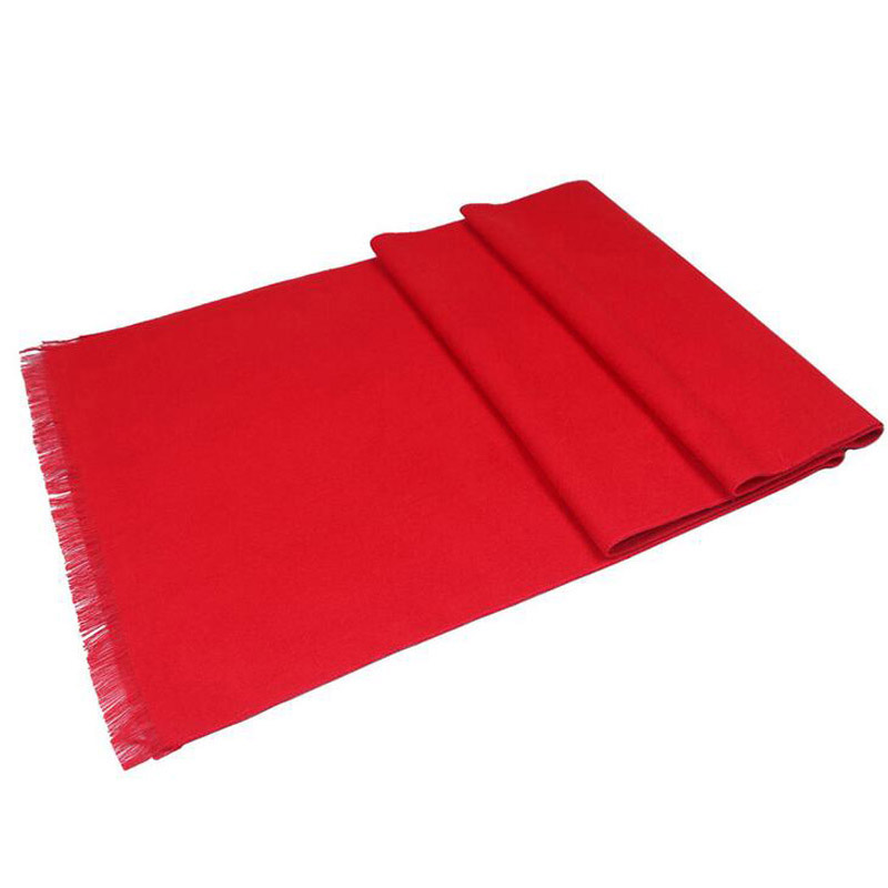 Fashion Winter Solid Color Men - Wool Scarf Men ulasan dan harga