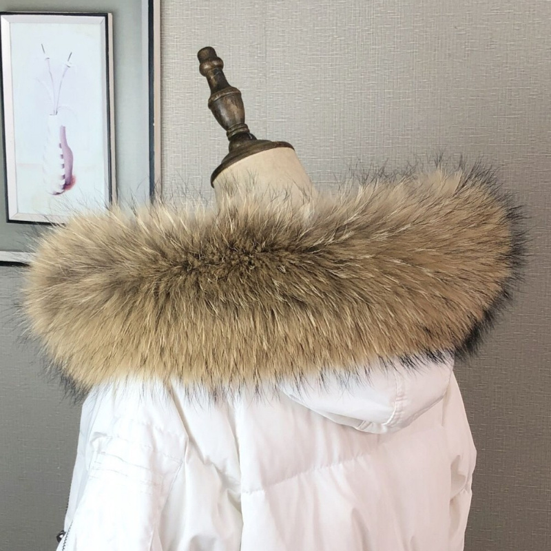 Real Fur Collar for Coat Parka - Shawl Wrap Winter ulasan dan harga