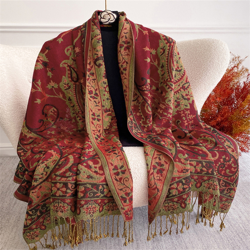 2026 Luxury Brand Cashmere Wom - Cashmere Pashmina Wrap ulasan dan harga