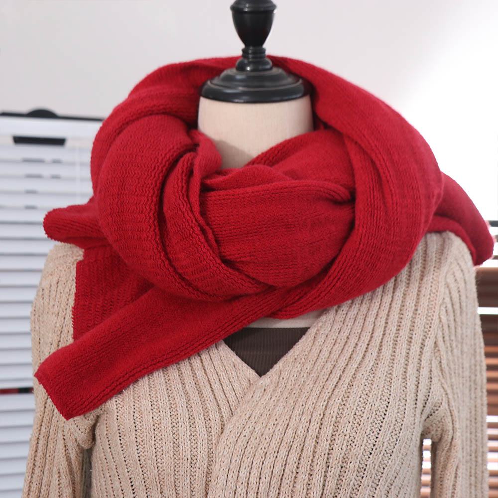 High Quality Solid Color Men W - Wool Scarf Men ulasan dan harga