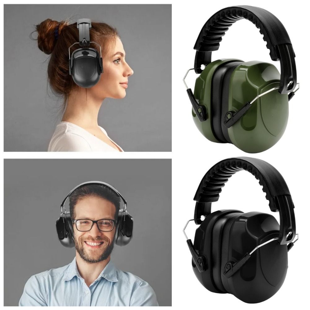 SNR-34dB Adjustable Head Earmu - Earmuffs Foldable ulasan dan harga