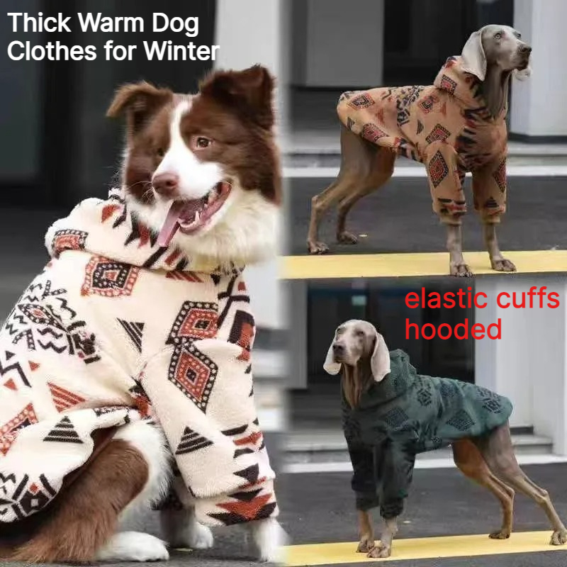 Winter Warm Hooded Dog Coat Sh - Sherpa Hoodie Fleece ulasan dan harga