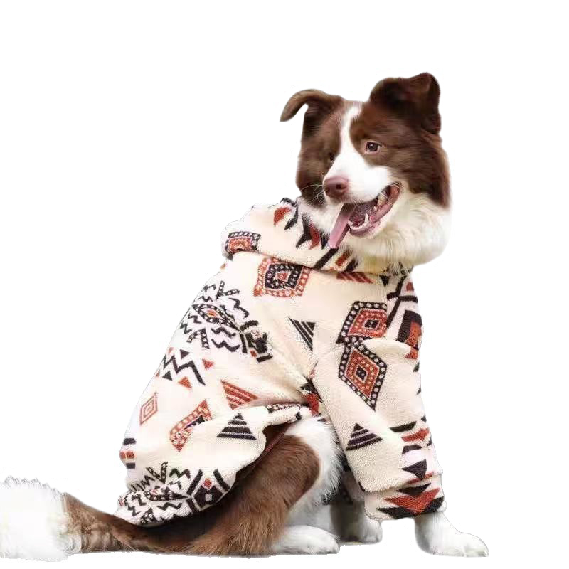 Winter Warm Hooded Dog Coat Sh - Sherpa Hoodie Fleece ulasan dan harga