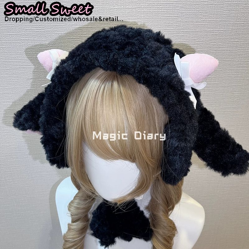Women Subcultural Y2K Girl Lam - Winter Headband Fleece ulasan dan harga