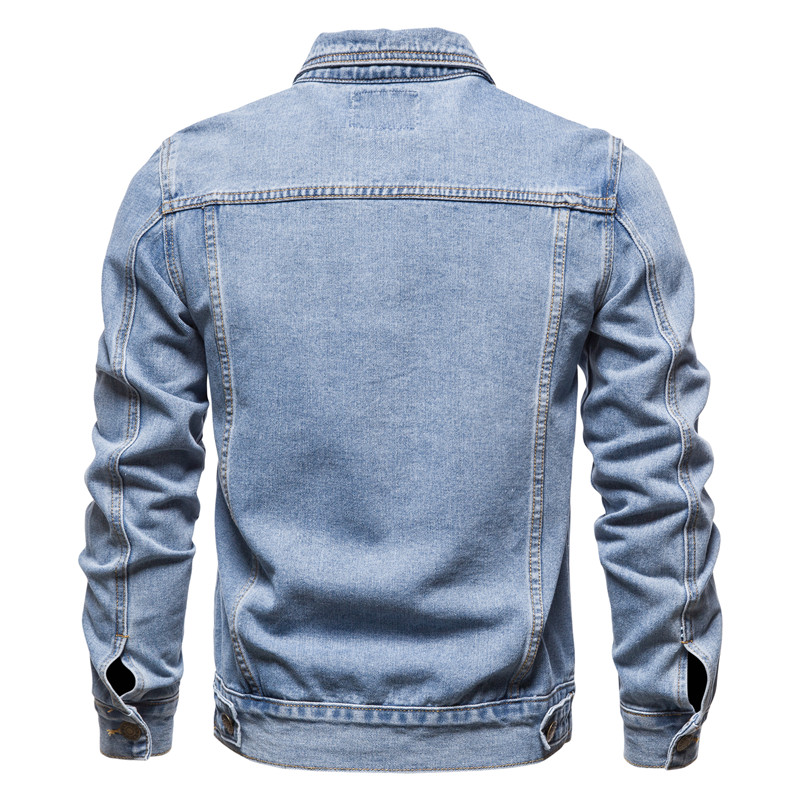 2025 Autumn Men Solid Denim Ja - Down Jacket Packable ulasan dan harga