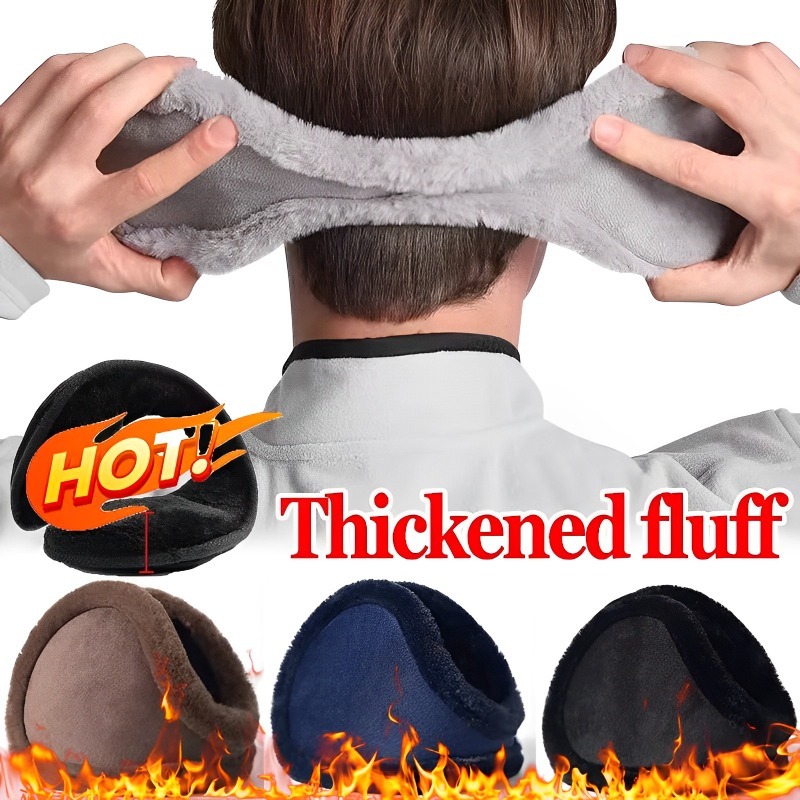 Thicken Fur Earmuffs Men Women - Winter Headband Fleece ulasan dan harga