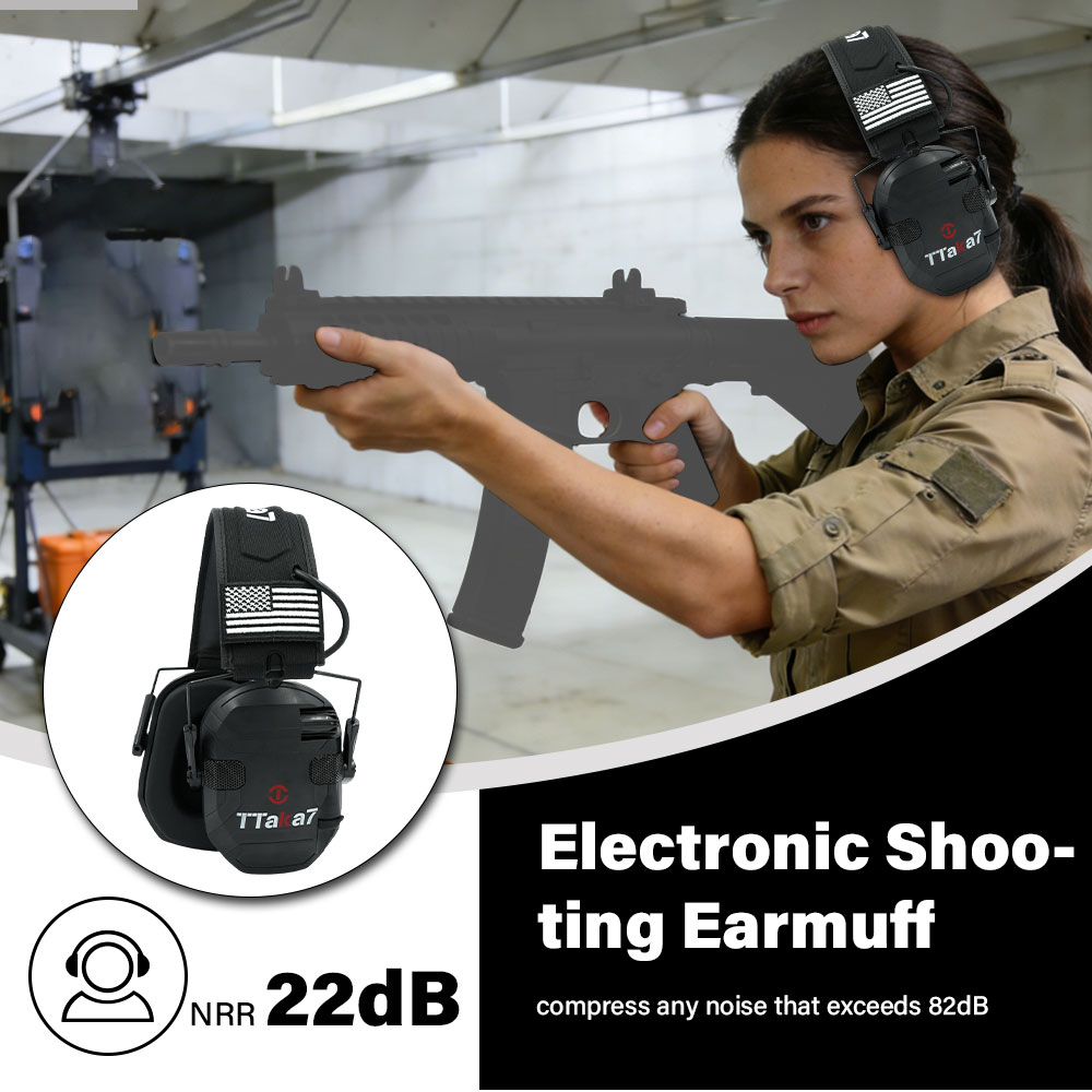 W1/W3 Foldable Electronic Shoo - Earmuffs Foldable ulasan dan harga