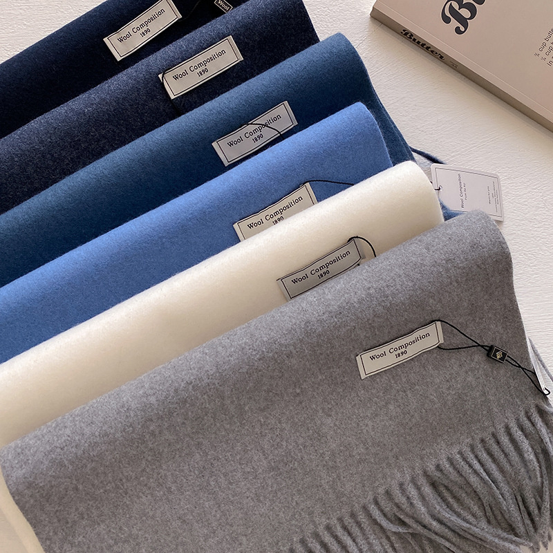 2024 Winter Wool Scarf For Wom - Cashmere Pashmina Wrap ulasan dan harga